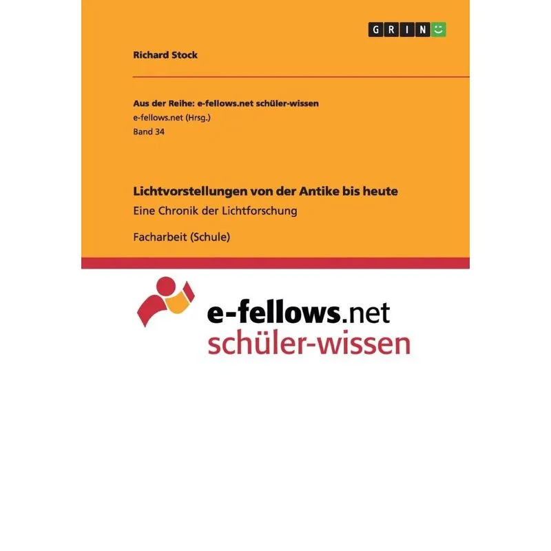 Lichtvorstellungen von der Antike bis heute