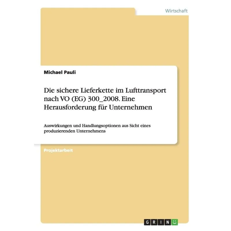 Die sichere Lieferkette im Lufttransport nach VO (EG) 300_2