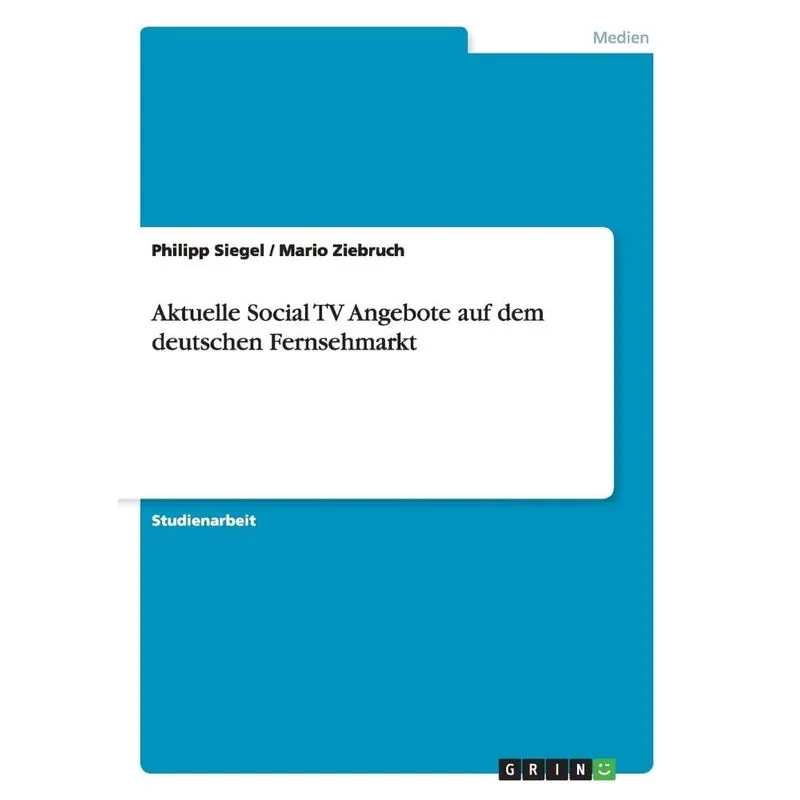 Aktuelle Social TV Angebote auf dem deutschen Fernsehmarkt