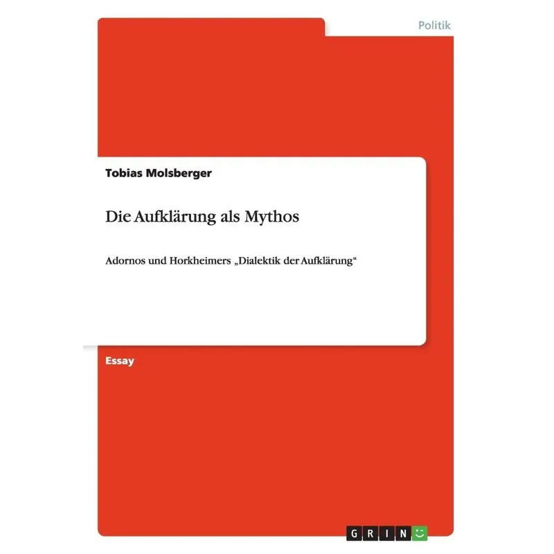 Die Aufklärung als Mythos