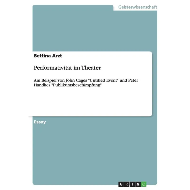 Performativität im Theater