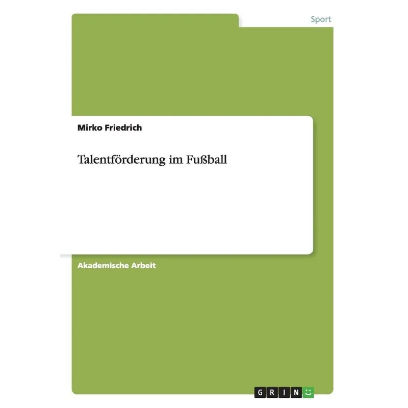 Talentförderung im Fußball