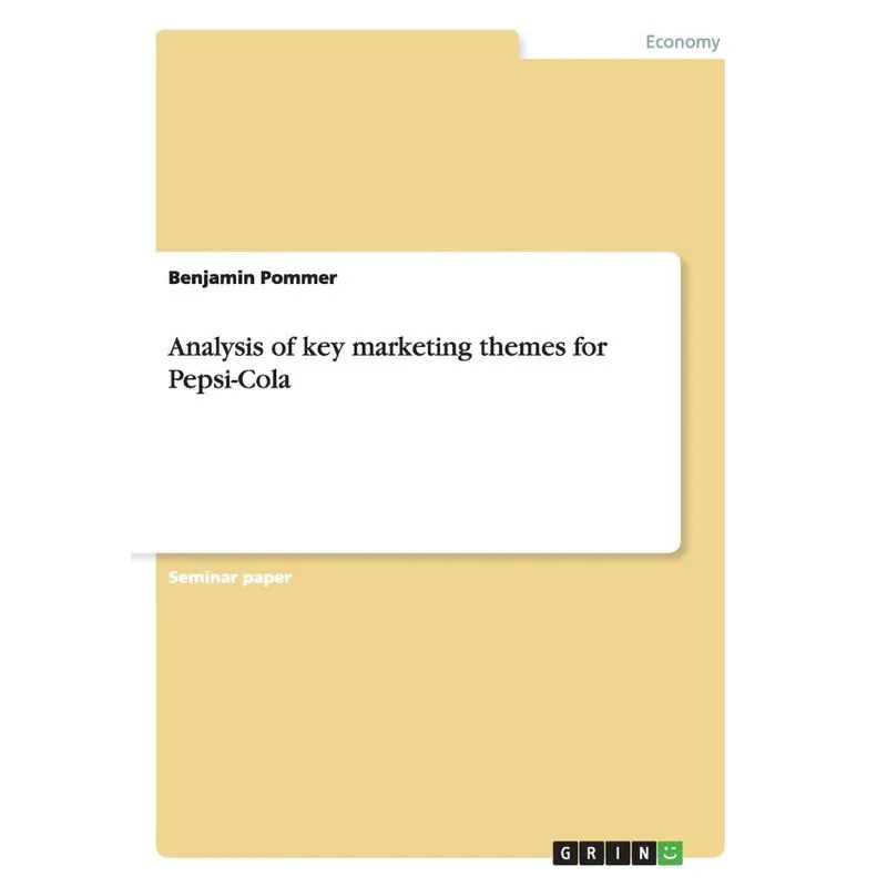 Analysis of key marketing themes for Pepsi-Cola