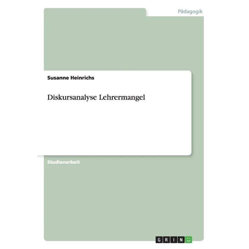Diskursanalyse Lehrermangel
