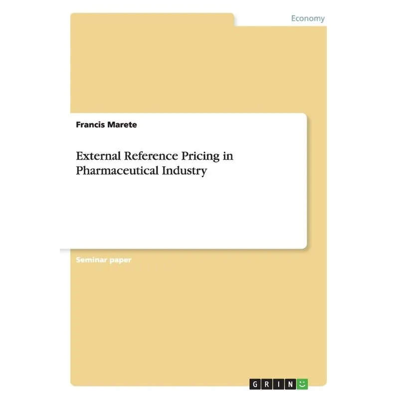 External Reference Pricing in Pharmaceutical Industry