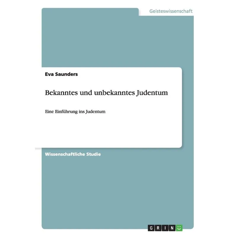 Bekanntes und unbekanntes Judentum