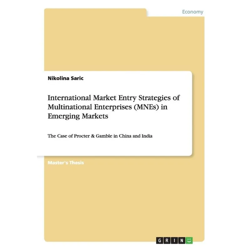 International Market Entry Strategies of Multinational Ente