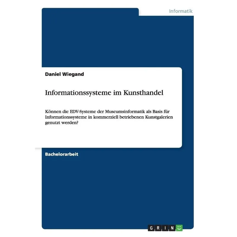 Informationssysteme im Kunsthandel