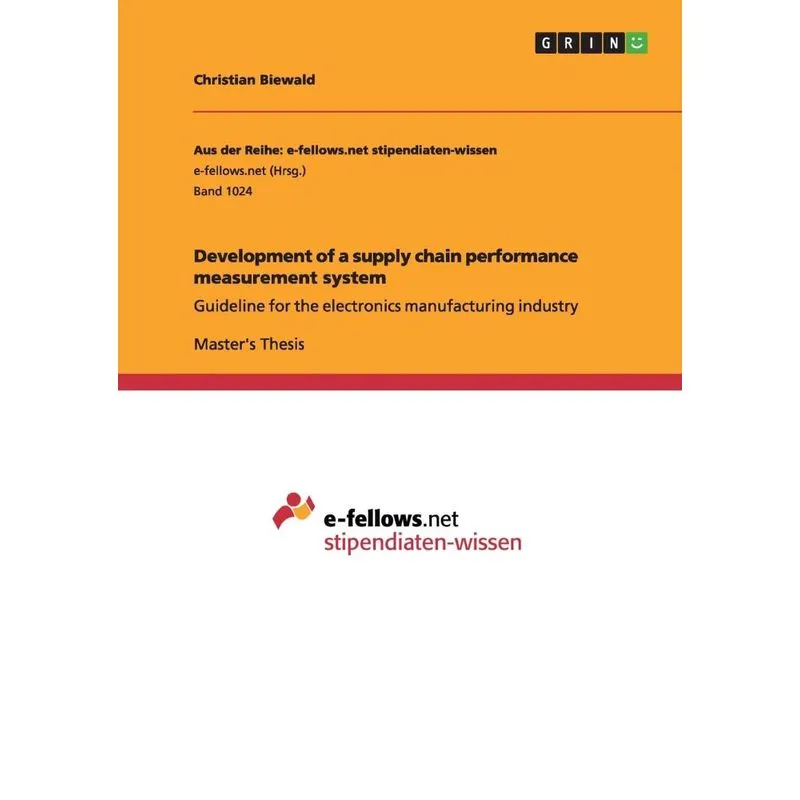 Development of a supply chain performance measurement syste