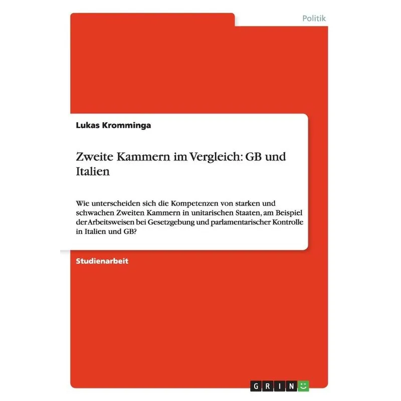 Zweite Kammern im Vergleich