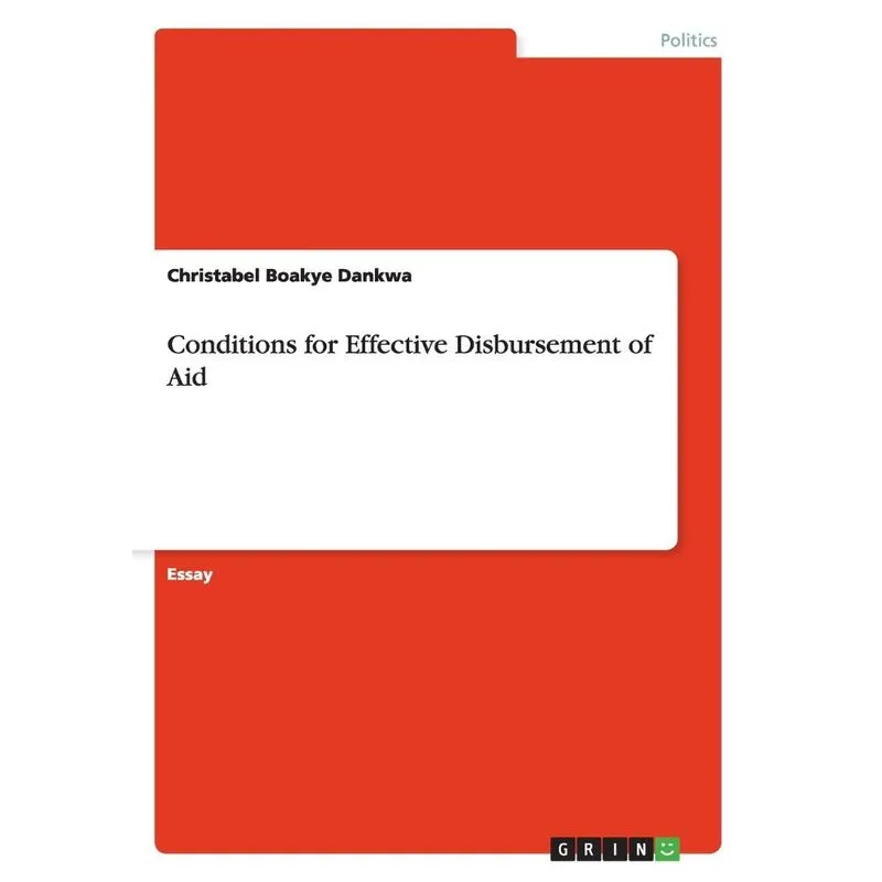 Conditions for Effective Disbursement of Aid