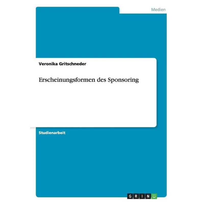 Erscheinungsformen des Sponsoring