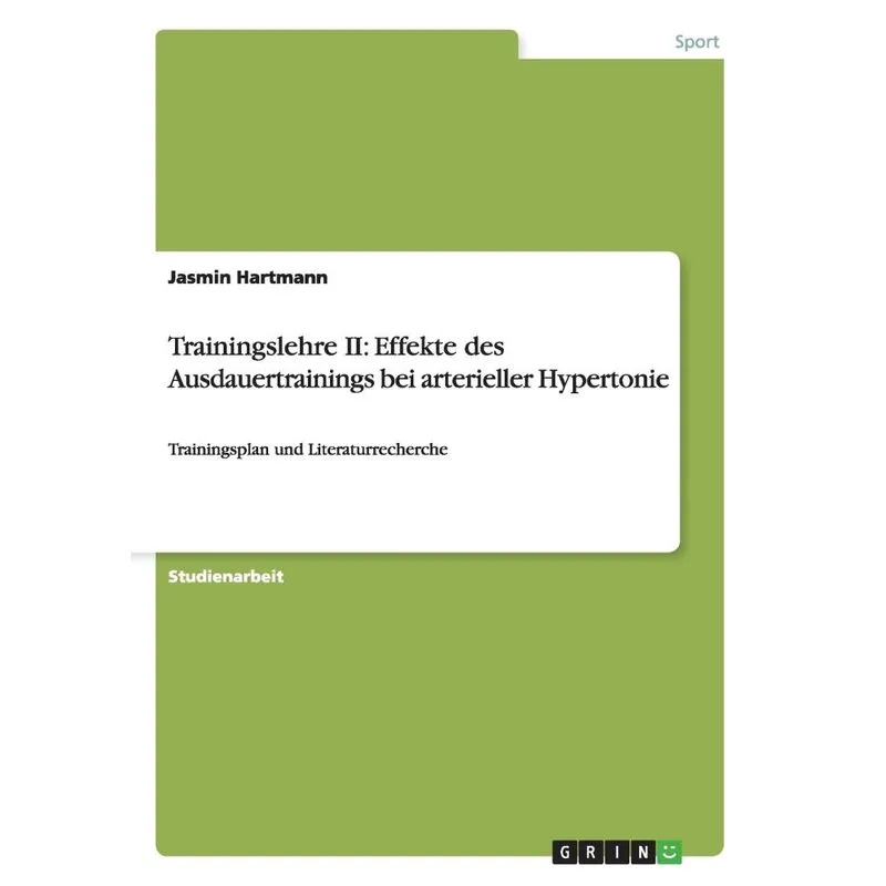 Trainingslehre II