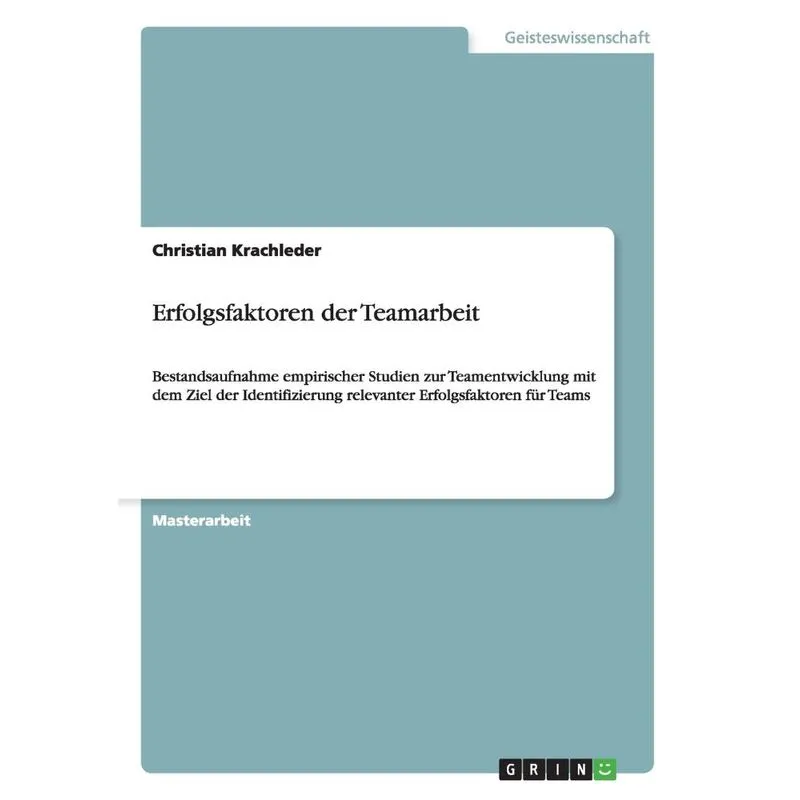 Erfolgsfaktoren der Teamarbeit