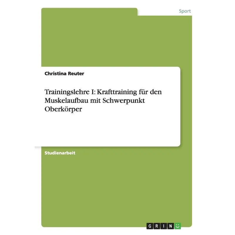 Trainingslehre I