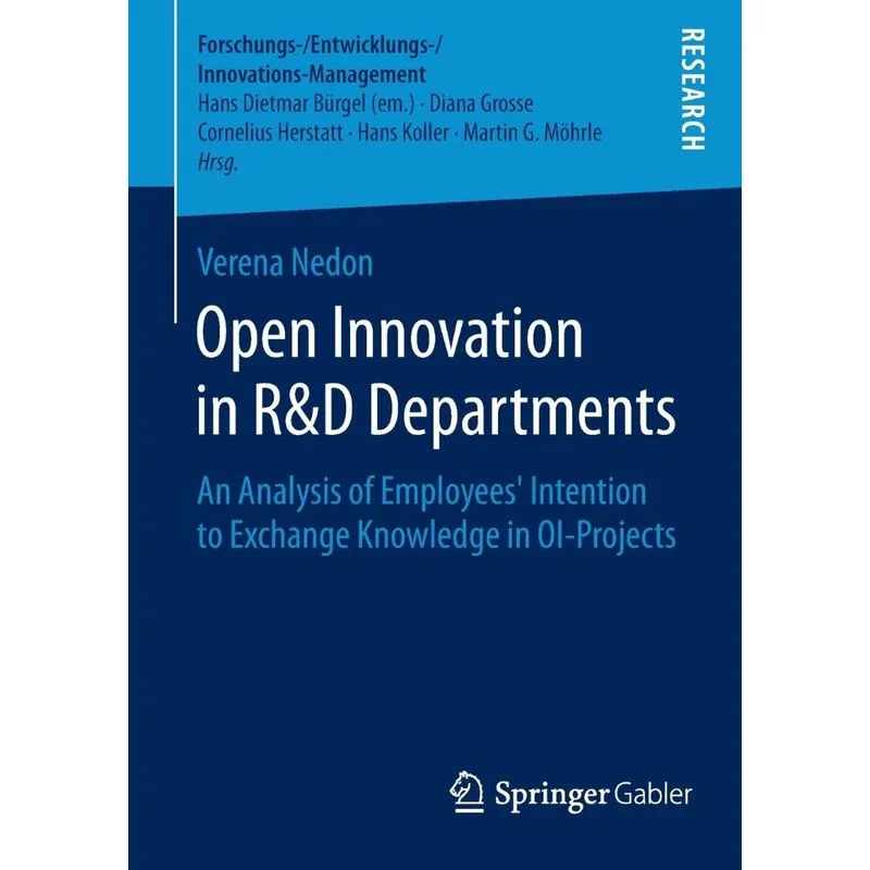 Open Innovation in R&D Departments