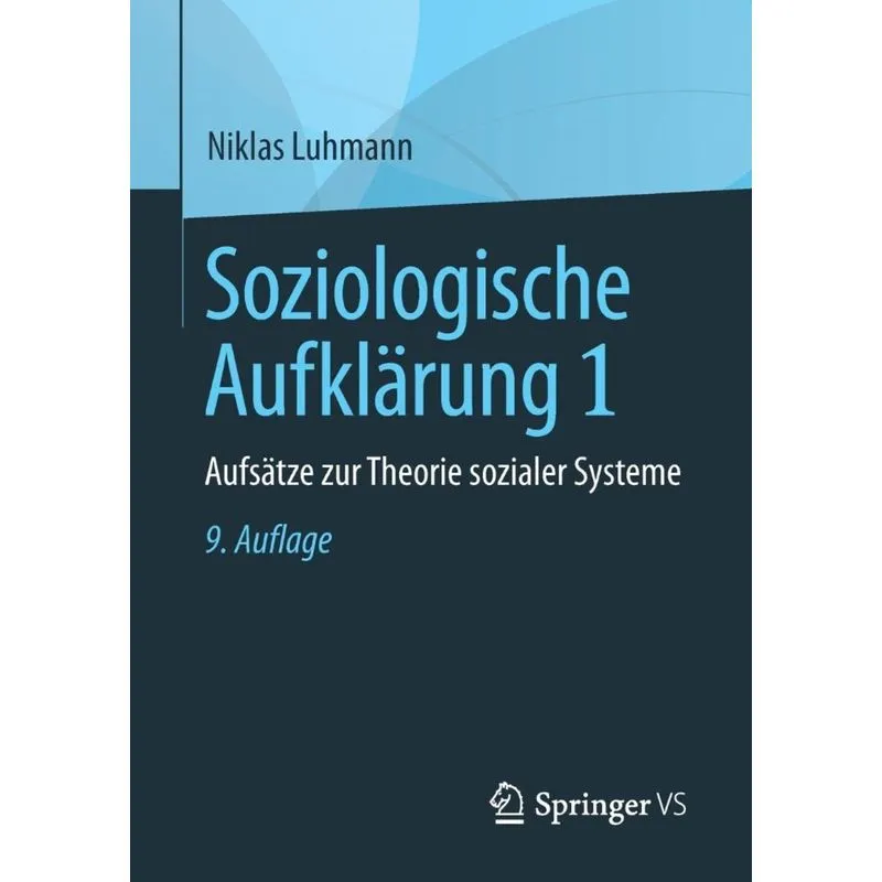 Soziologische Aufklärung 1