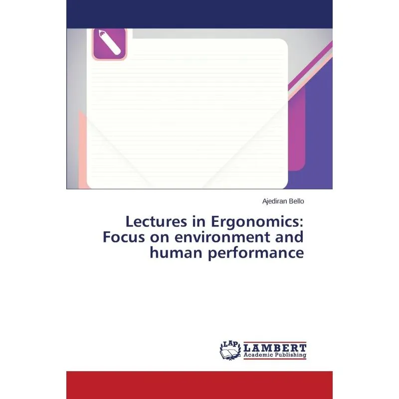 Lectures In Ergonomics