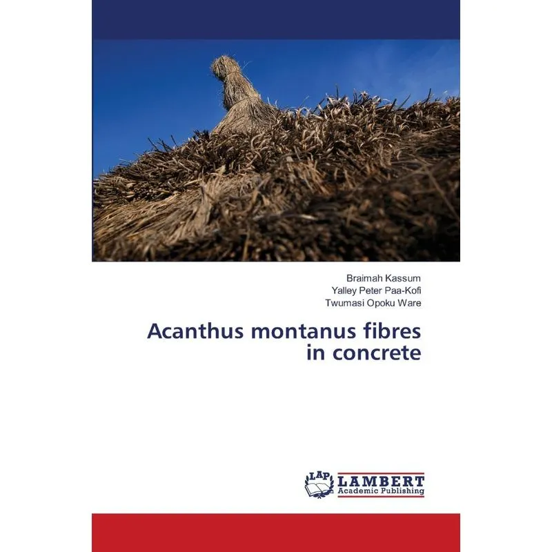 Acanthus montanus fibres in concrete