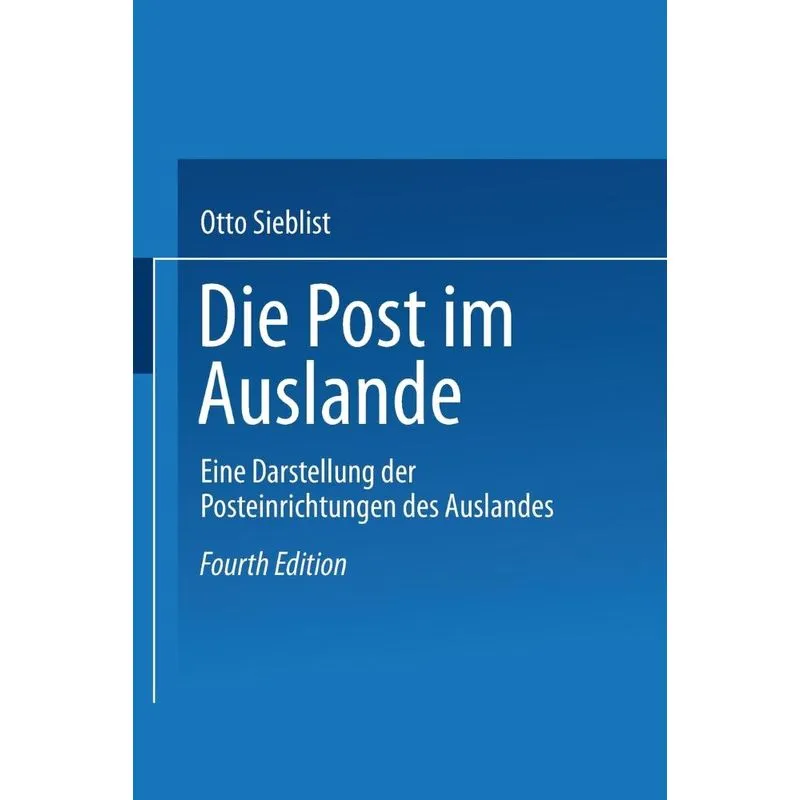 Die Post Im Auslande