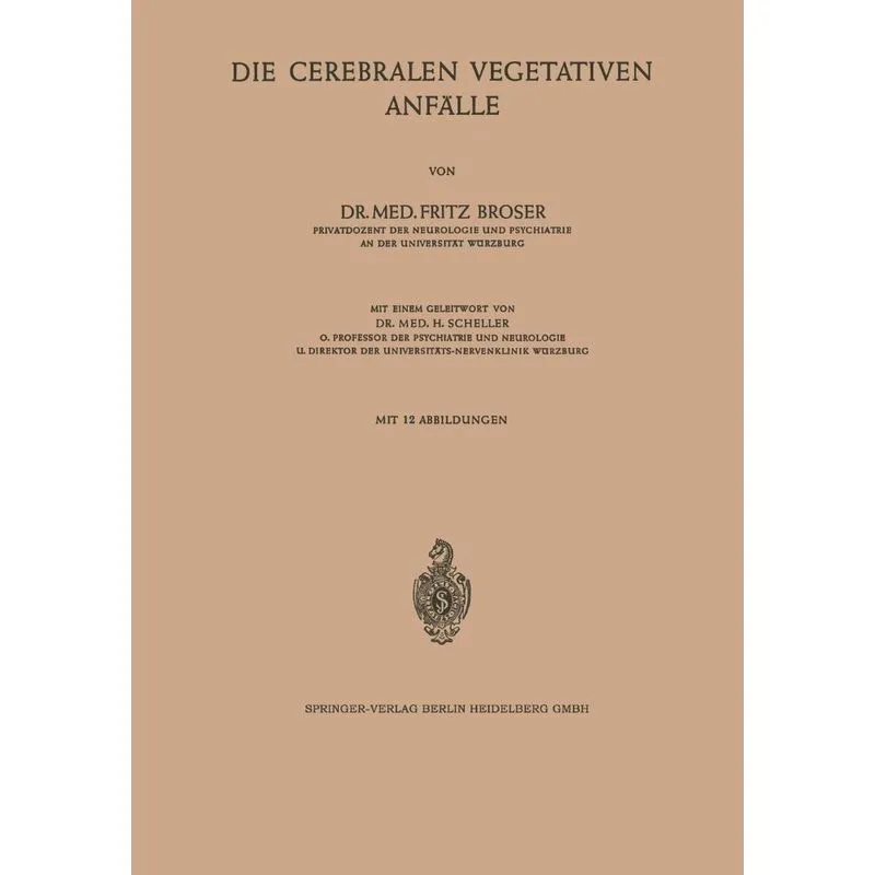 Die Cerebralen Vegetativen Anfälle
