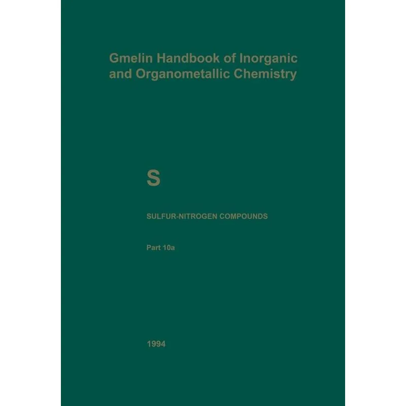 S Sulfur-Nitrogen Compounds
