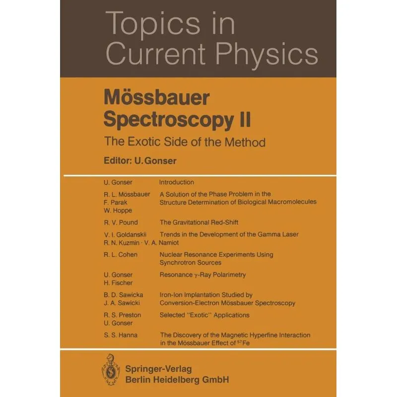 Mössbauer Spectroscopy II