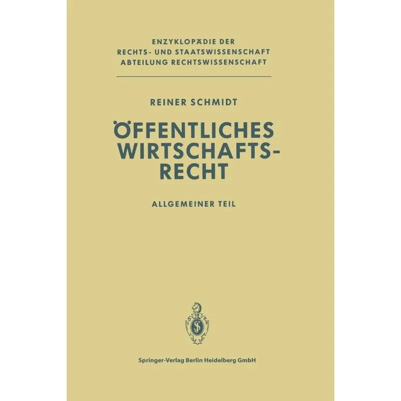 Öffentliches Wirtschaftsrecht