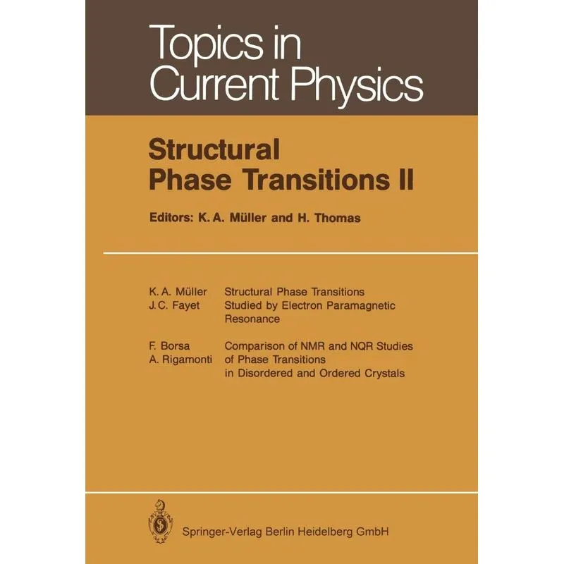Structural Phase Transitions II