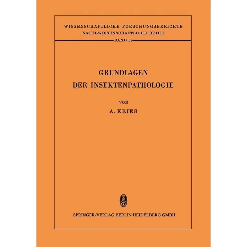 Grundlagen der Insektenpathologie