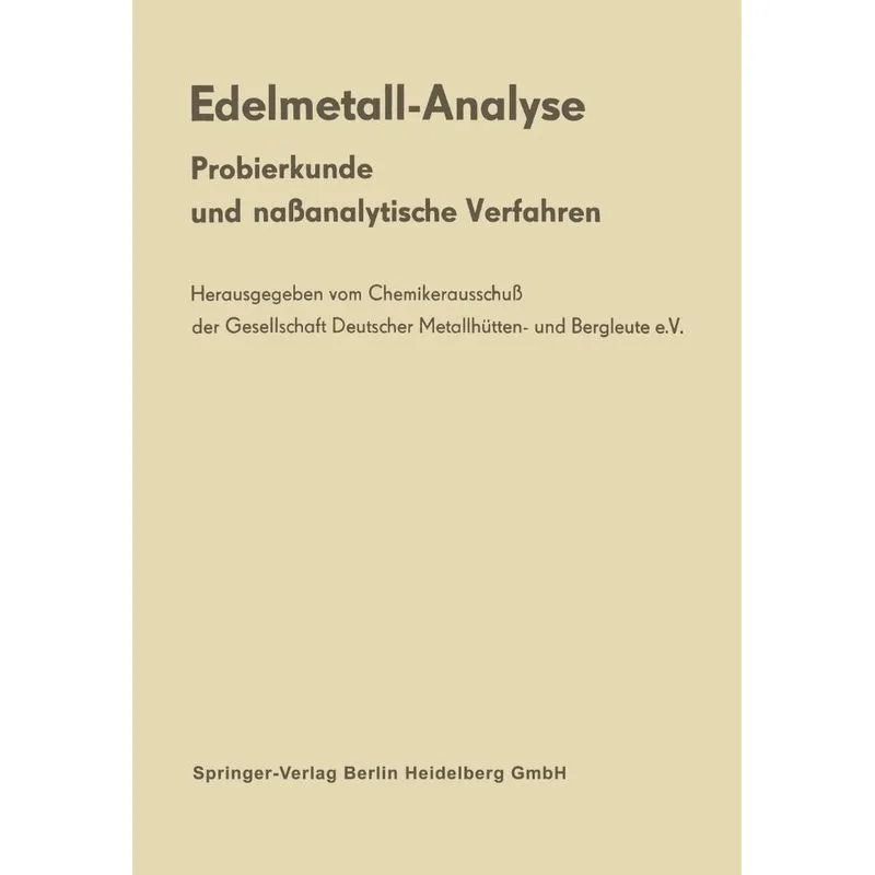 Edelmetall-Analyse