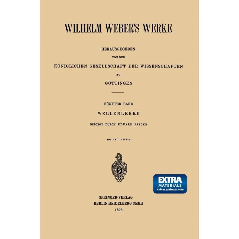 Wilhelm Webers Werke