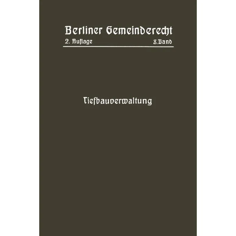 Tiefbauverwaltung