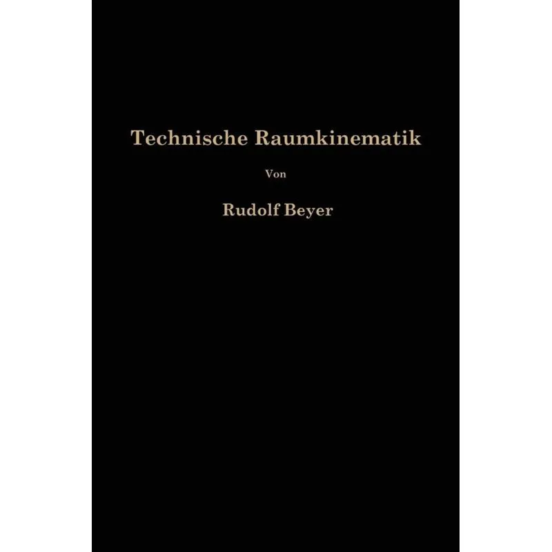 Technische Raumkinematik