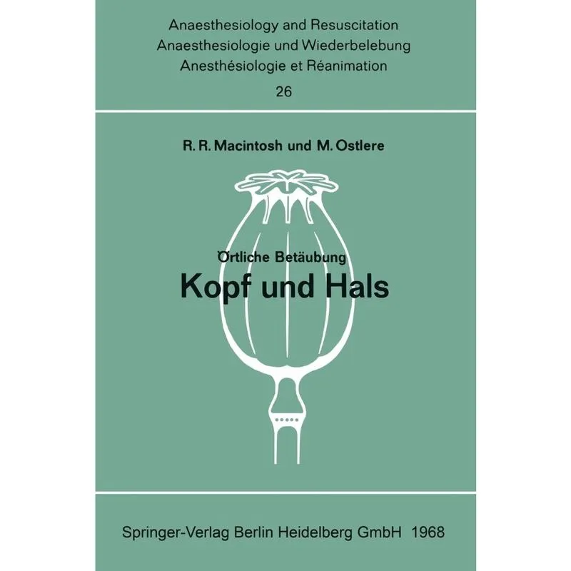 Rtliche Betubung Kopf und Hals