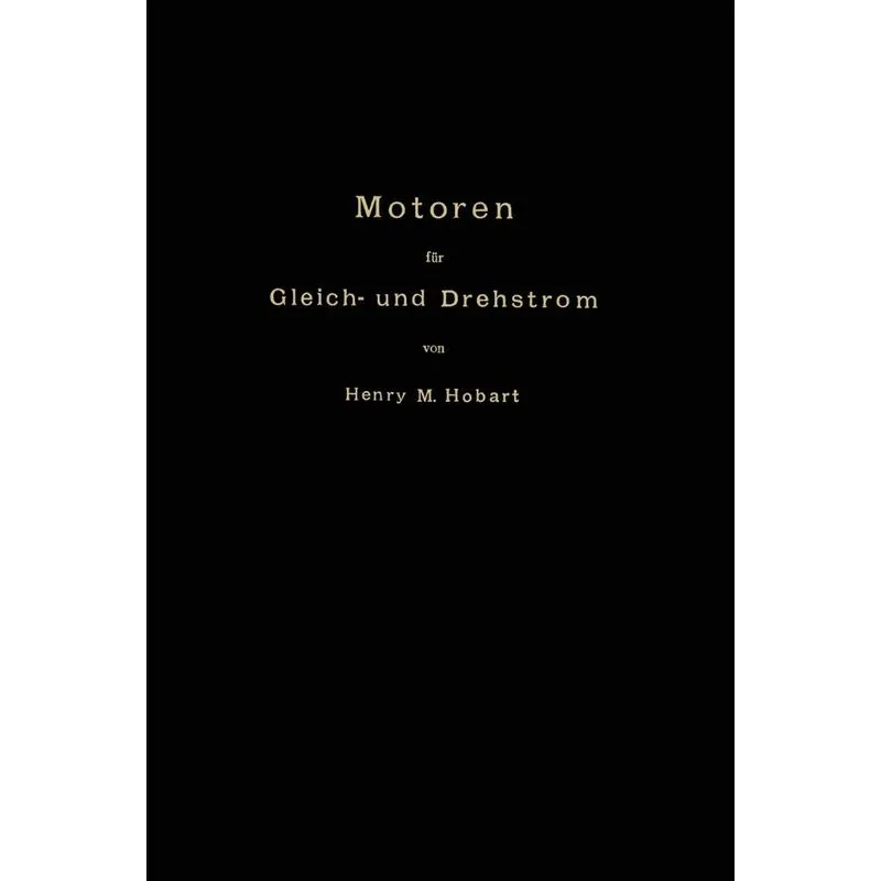 Motoren Fur Gleich- Und Drehstrom