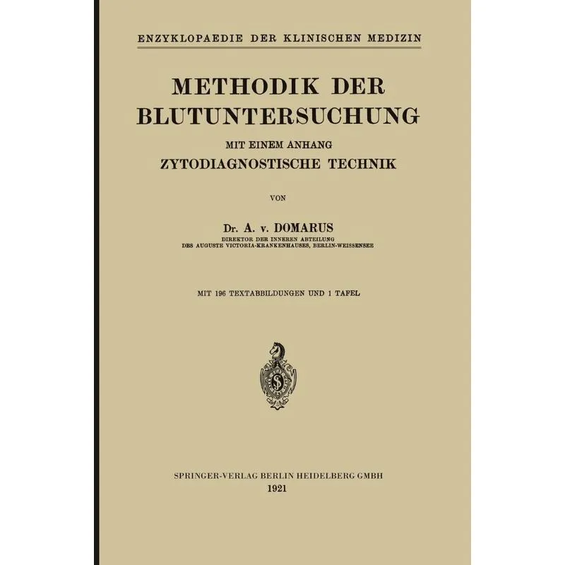 Methodik Der Blutuntersuchung