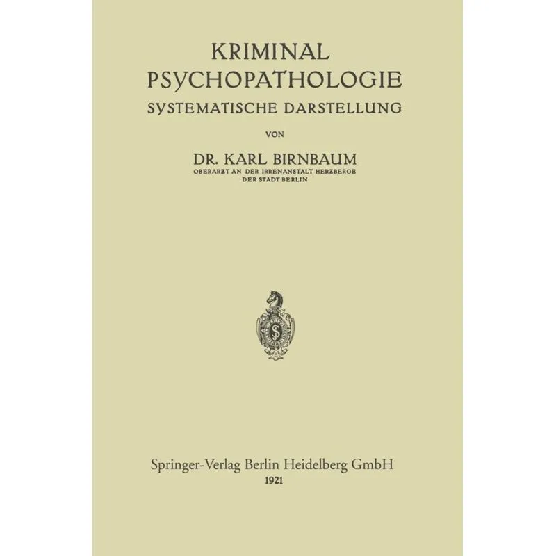 Kriminal-Psychopathologie