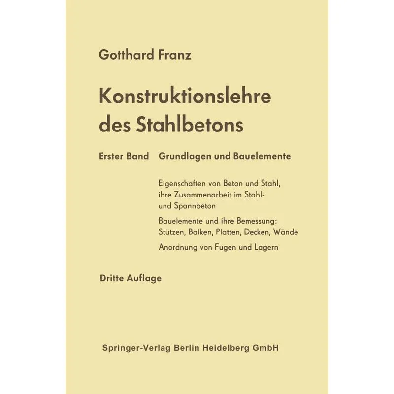 Konstruktionslehre des Stahlbetons