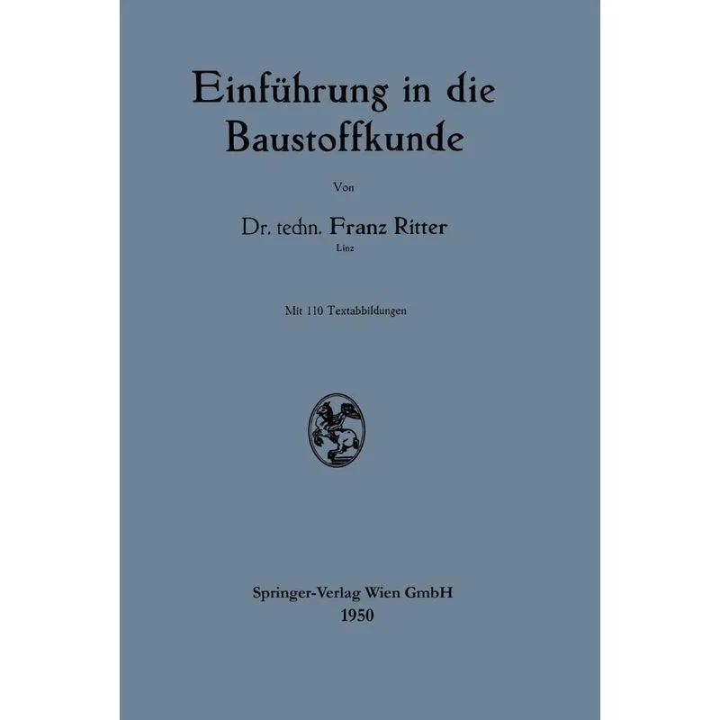 Einführung in die Baustoffkunde