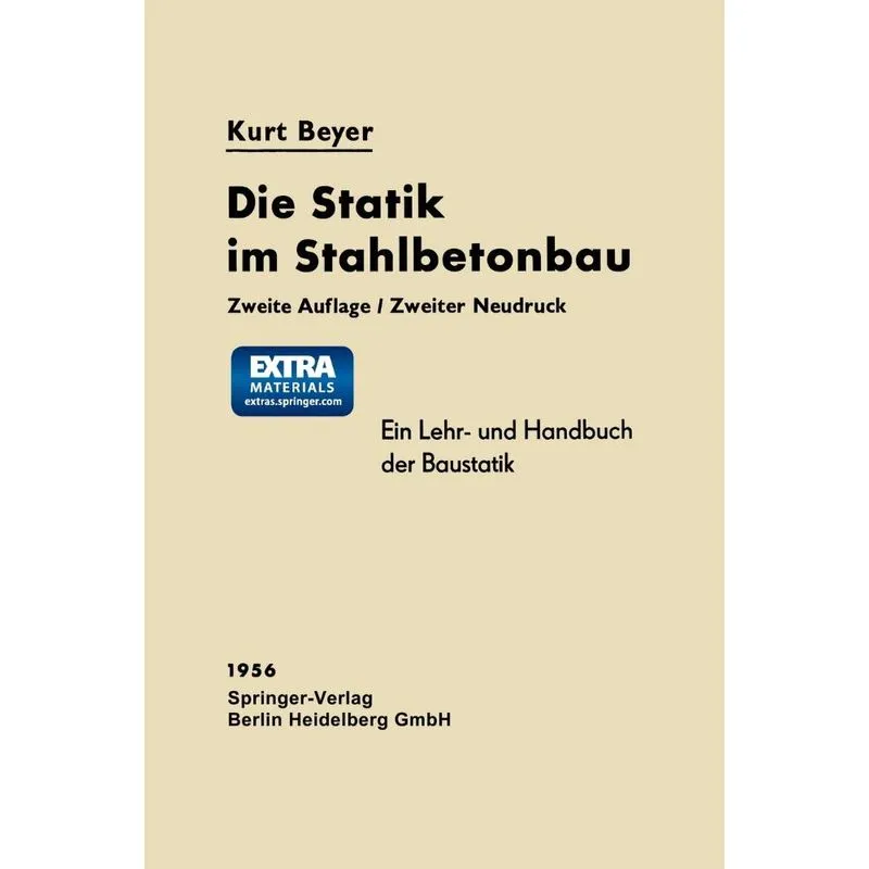 Die Statik Im Stahlbetonbau