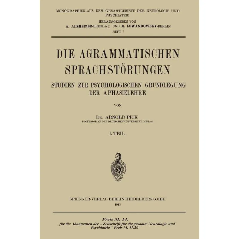 Die Agrammatischen Sprachstörungen