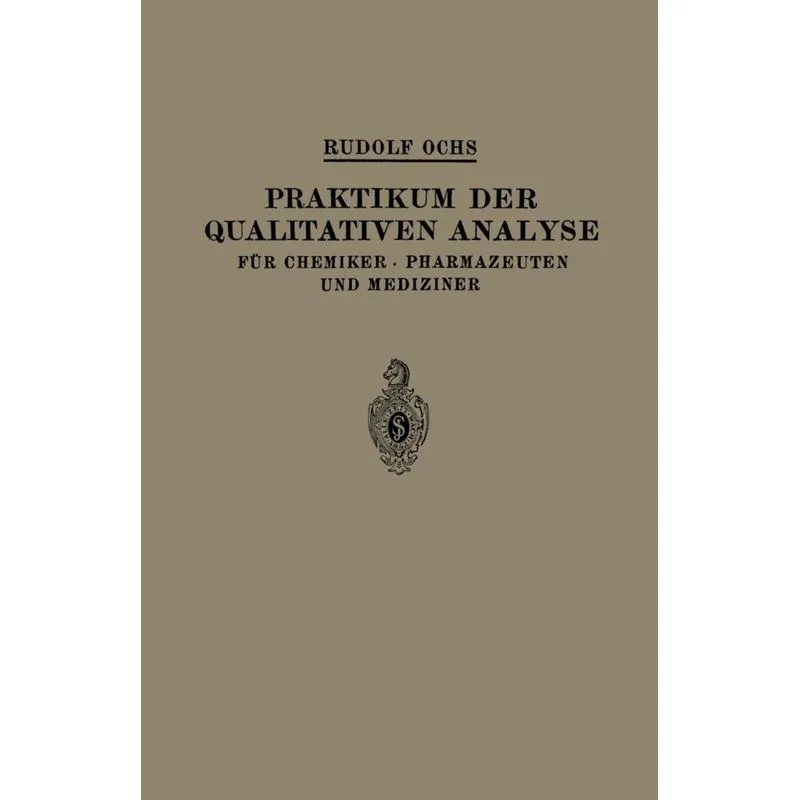 Praktikum der Qualitativen Analyse