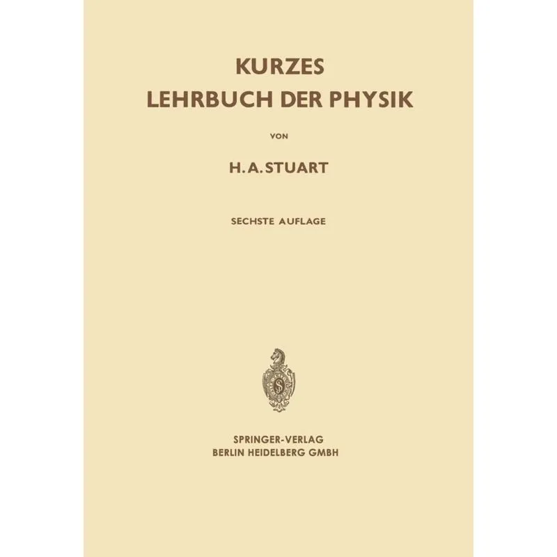 Kurzes Lehrbuch Der Physik