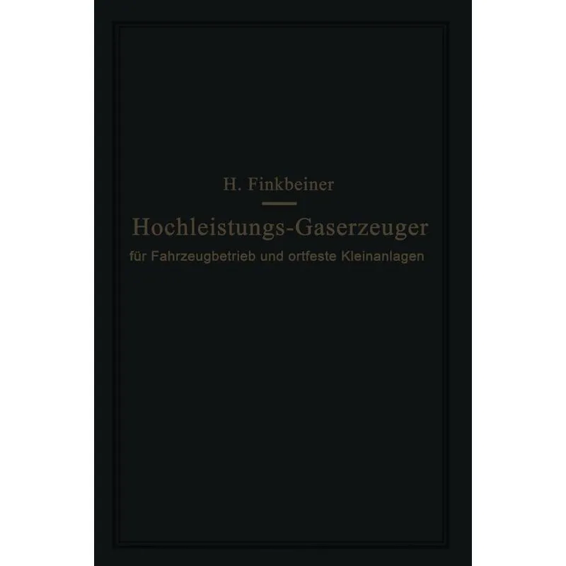 Hochleistungs-Gaserzeuger