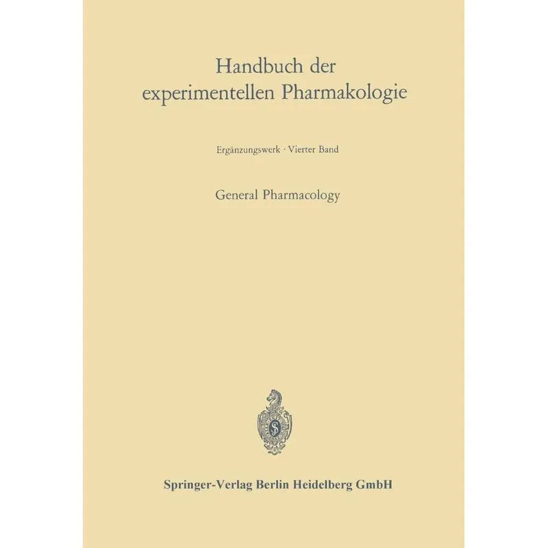 General Pharmacology