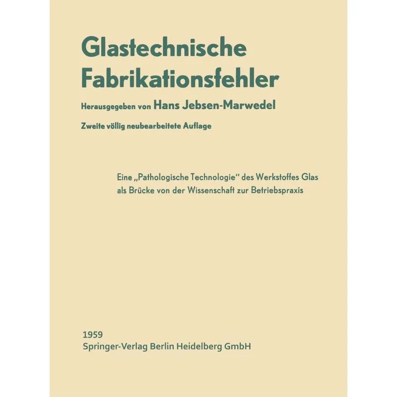 Glastechnische Fabrikationsfehler