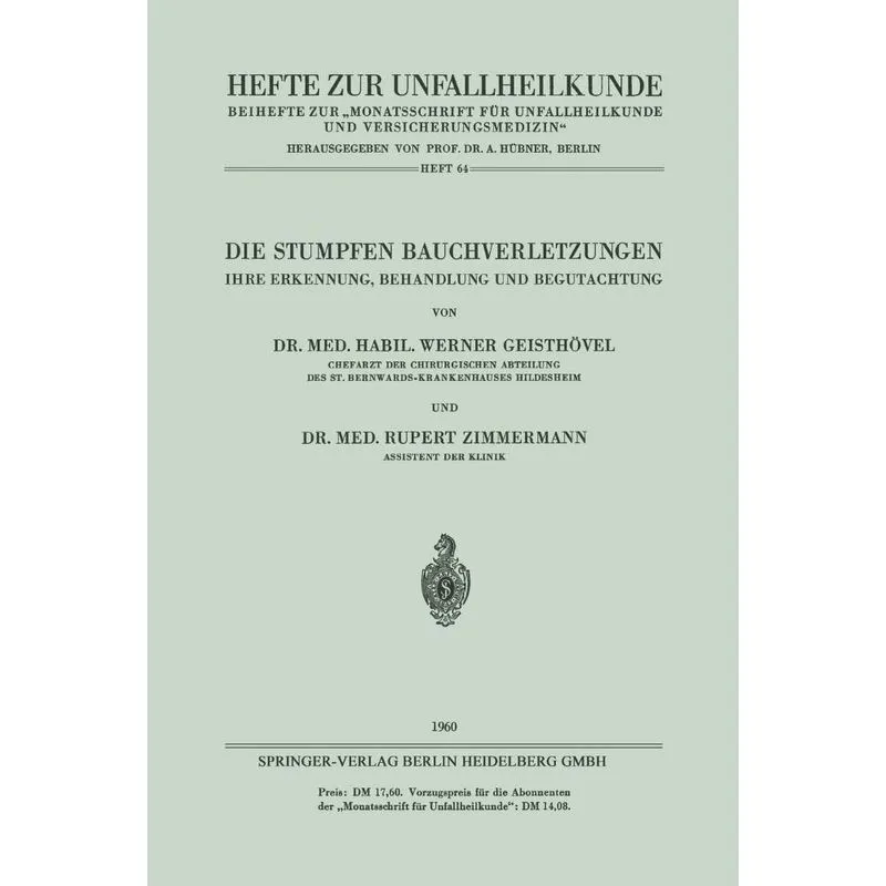 Die Stumpfen Bauchverletzungen