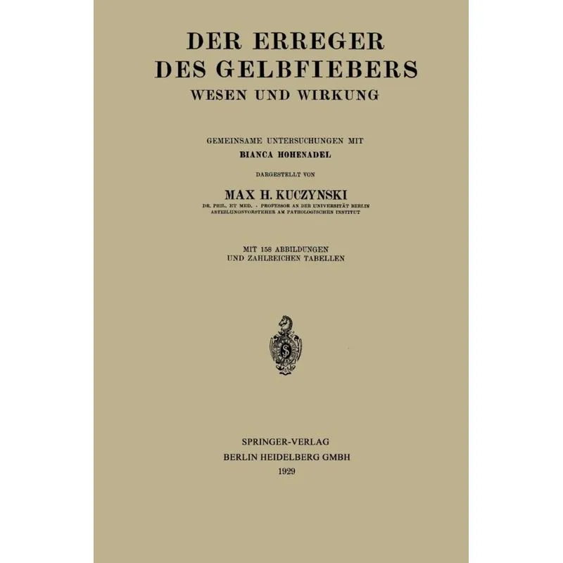 Der Erreger Des Gelbfiebers