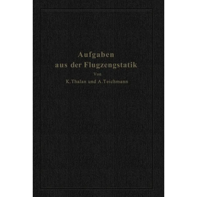 Aufgaben Aus Der Flugzeugstatik